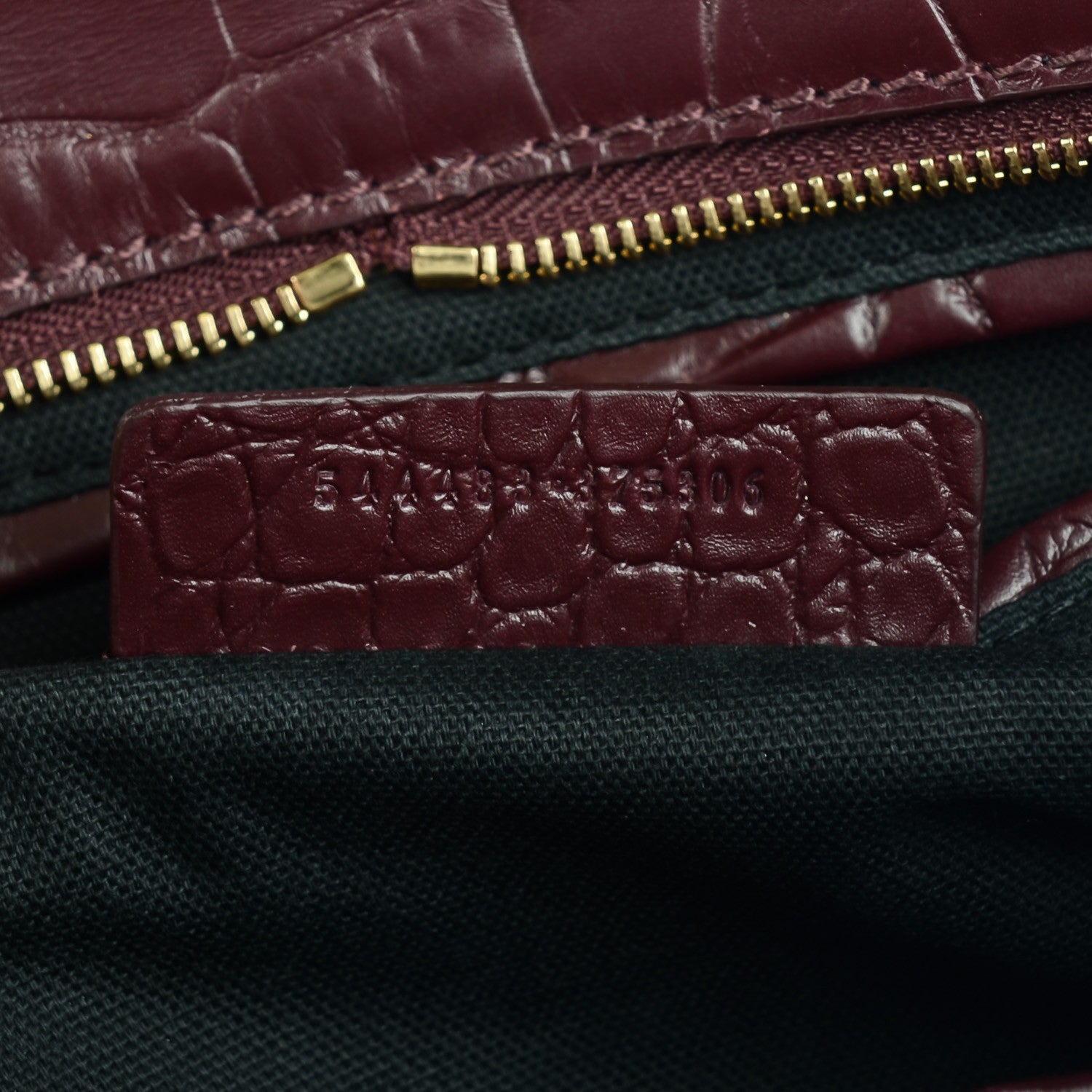 Alexander McQueen Cocco Soft Calfskin Small Skull Padlock Zip Around Tote Bordeaux 8 of 8