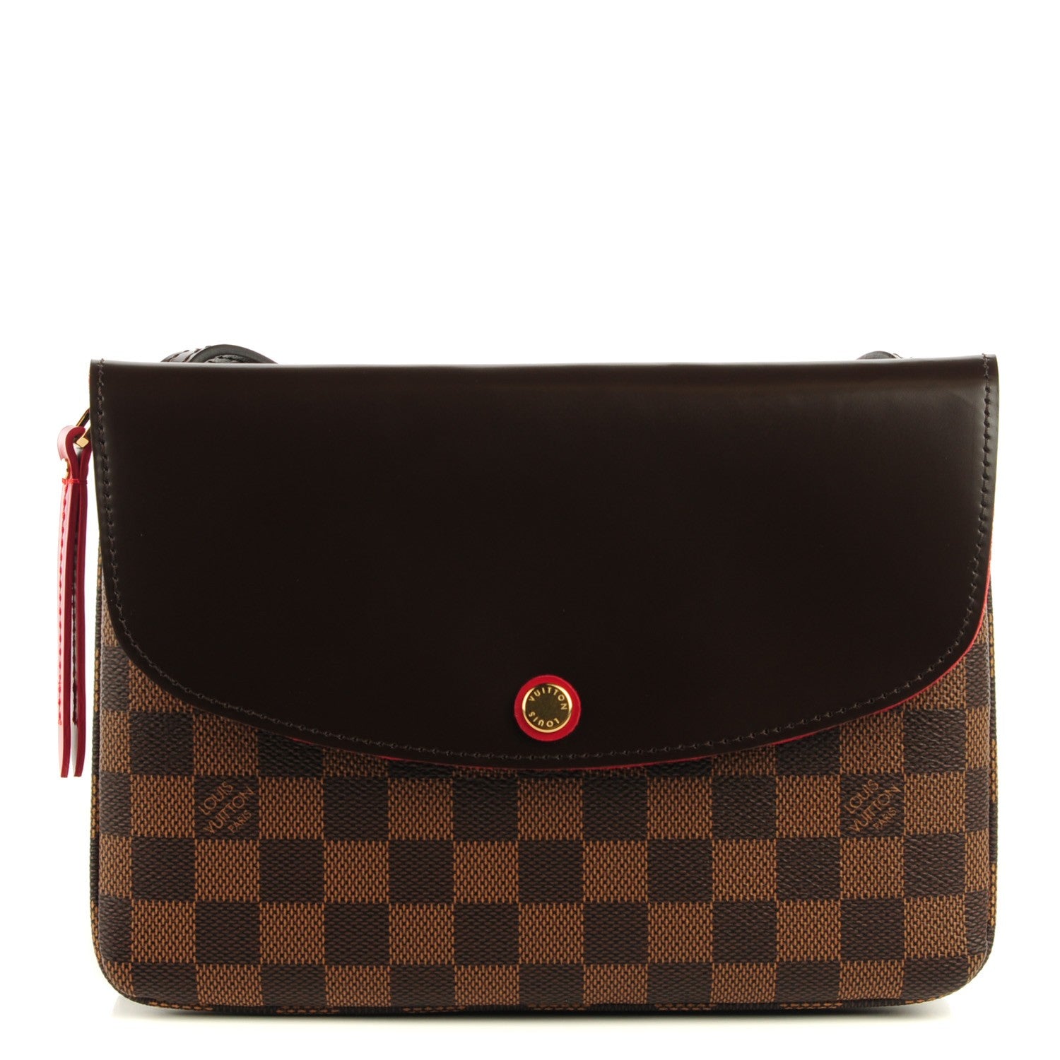 Louis Vuitton Damier Ebene Twice Cherry 1 of 8