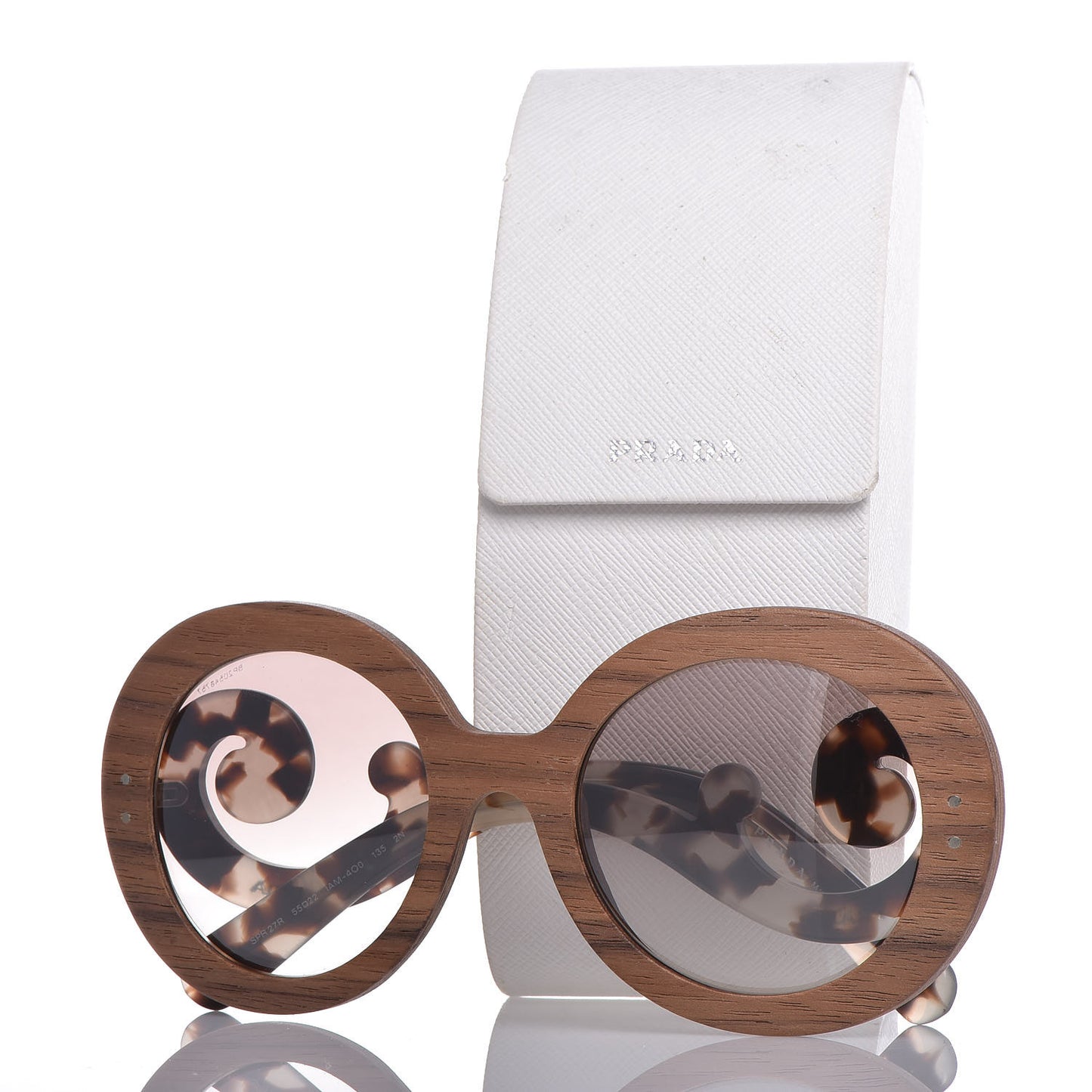 Wooden Baroque Sunglasses SPR 27R Nut Canaletto