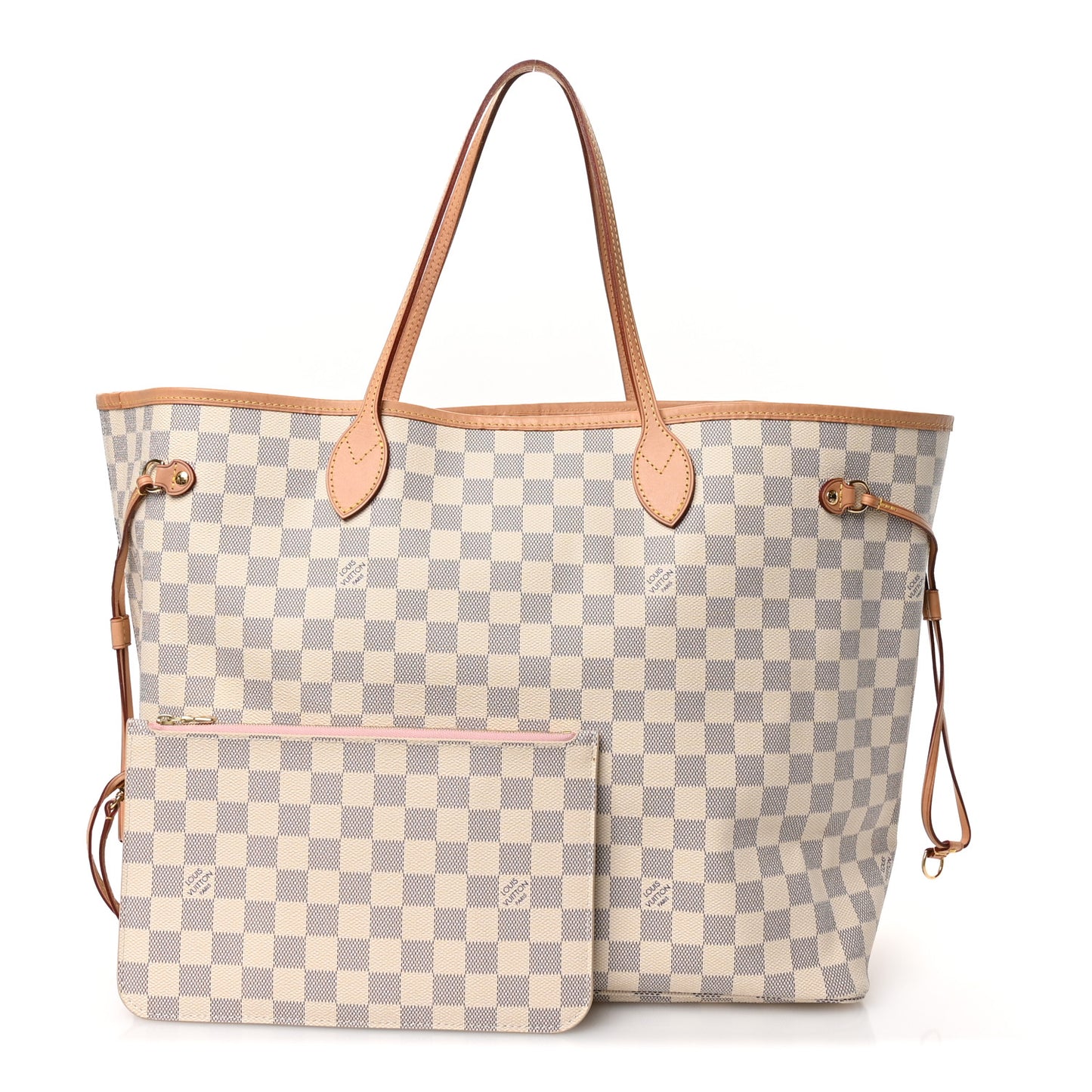 Damier Azur Neo Neverfull GM Rose Ballerine