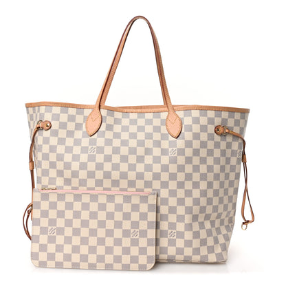 Louis Vuitton Damier Azur Neo Neverfull GM Rose Ballerine 3 of 11