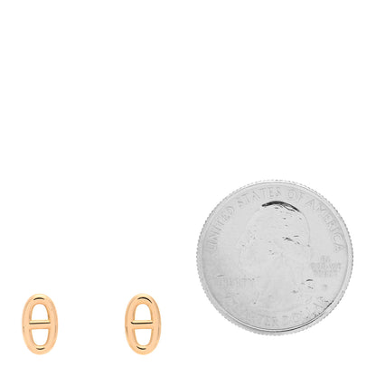 Hermes 18K Rose Gold TPM Farandole Stud Earrings 2 of 5