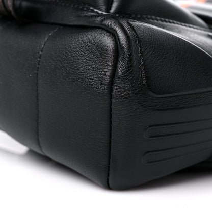 Louis Vuitton Lambskin Spaceship Embossed Palm Springs Backpack PM Black 9 of 10