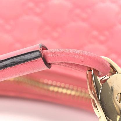 Gucci Guccissima Half Moon Hobo Sushi Pink 16 of 16