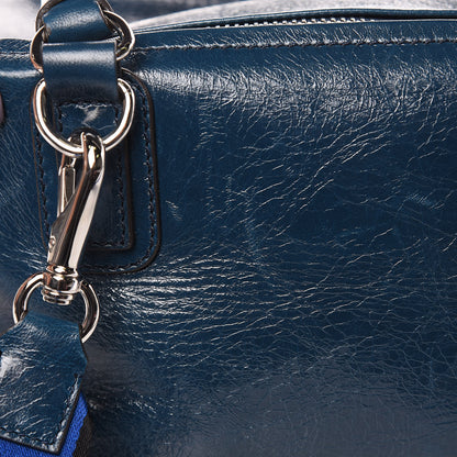 Givenchy Patent Lambskin 4G Small Pandora Blue 8 of 13