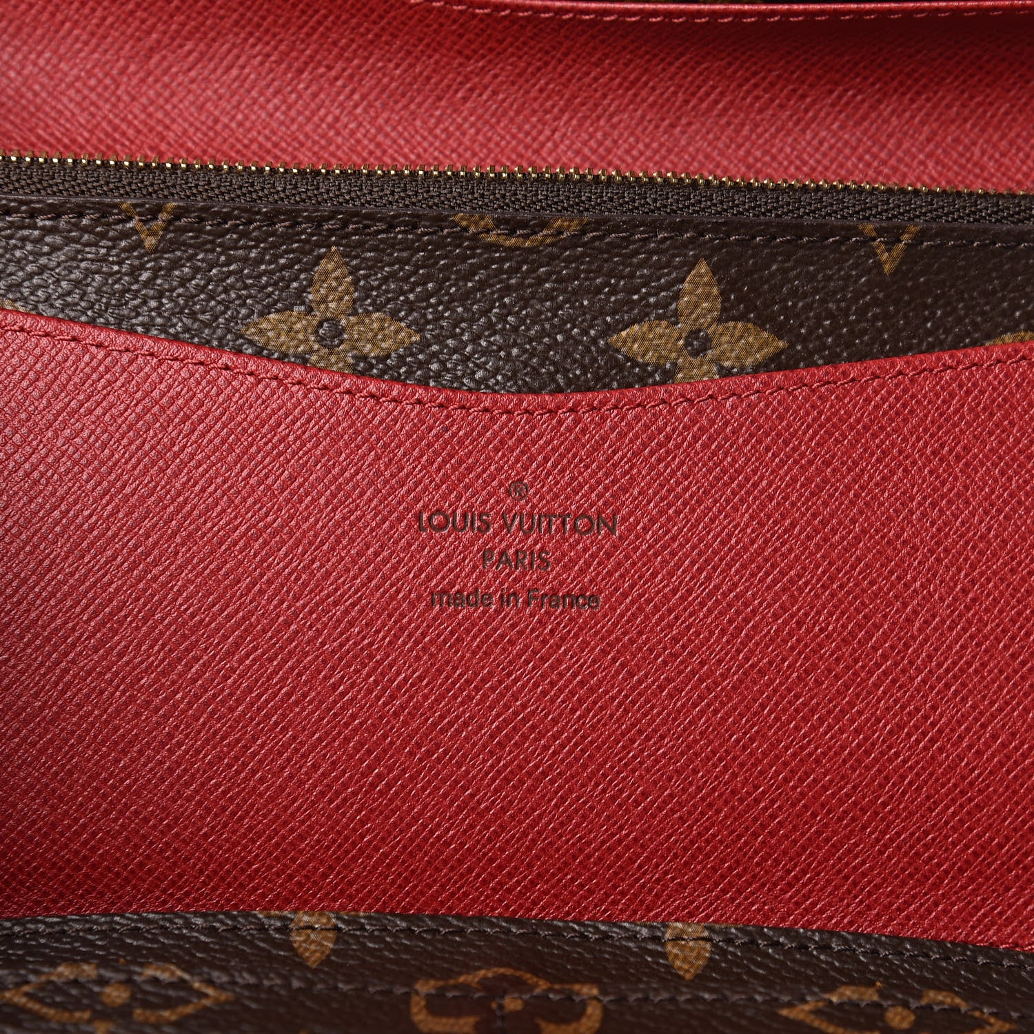 Louis Vuitton Monogram Josephine Wallet Red 6 of 8