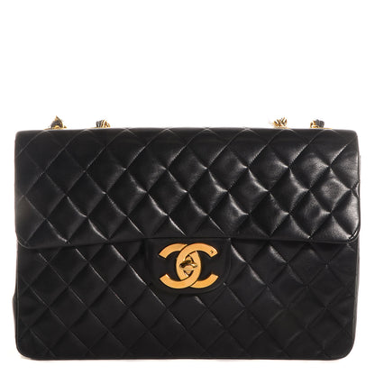 Chanel Lambskin XL Jumbo Flap Black 1 of 10