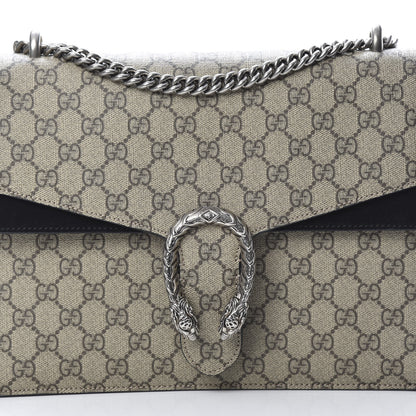Gucci GG Supreme Monogram Medium Dionysus Shoulder Bag Black 8 of 13