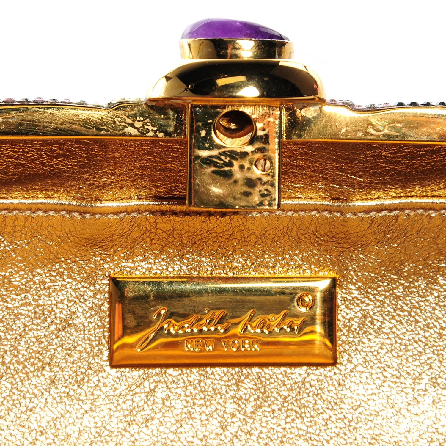 Judith Leiber Swarovski Crystal Leopard Minaudiere Clutch 6 of 6