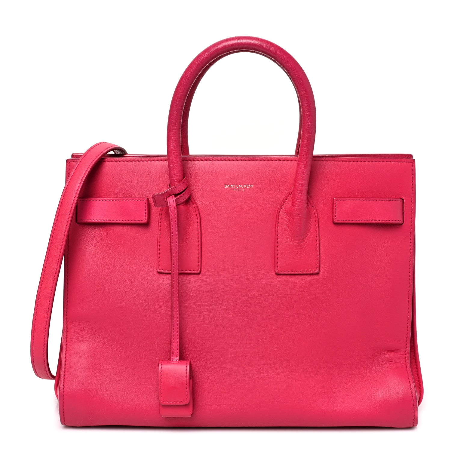 Saint Laurent Calfskin Small Sac De Jour Lipstick Pink 1 of 10