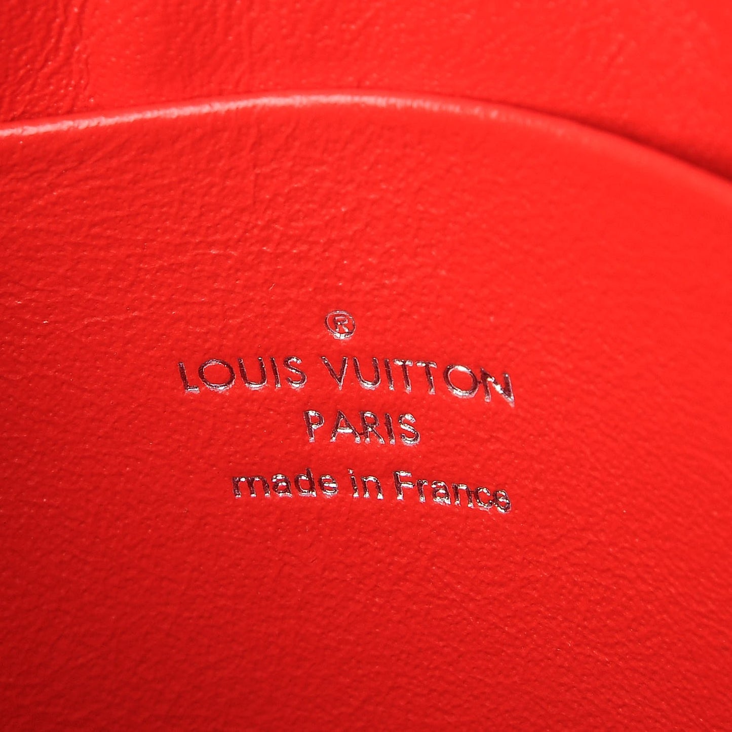 Monogram Pochette Mask PM Rouge