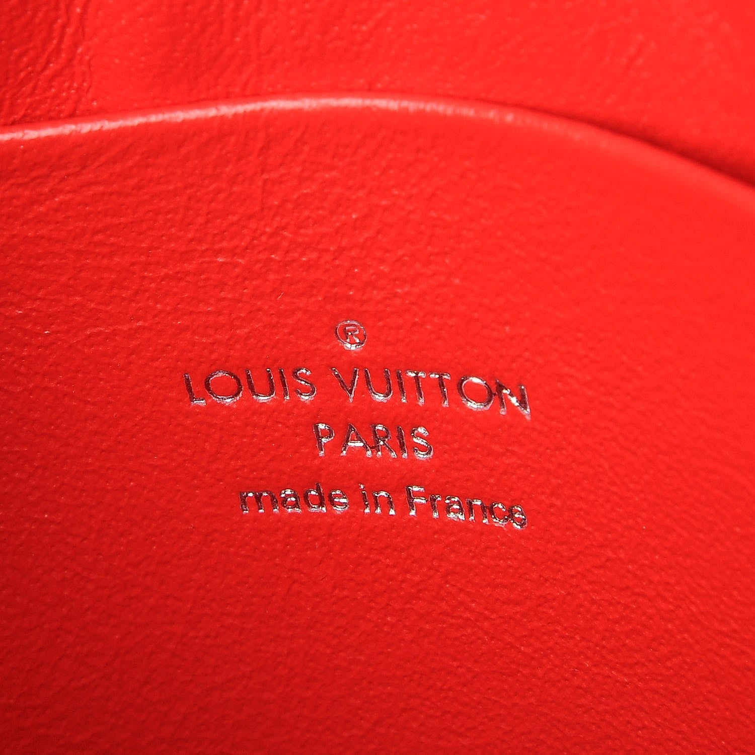 Louis Vuitton Monogram Pochette Mask PM Rouge 7 of 8