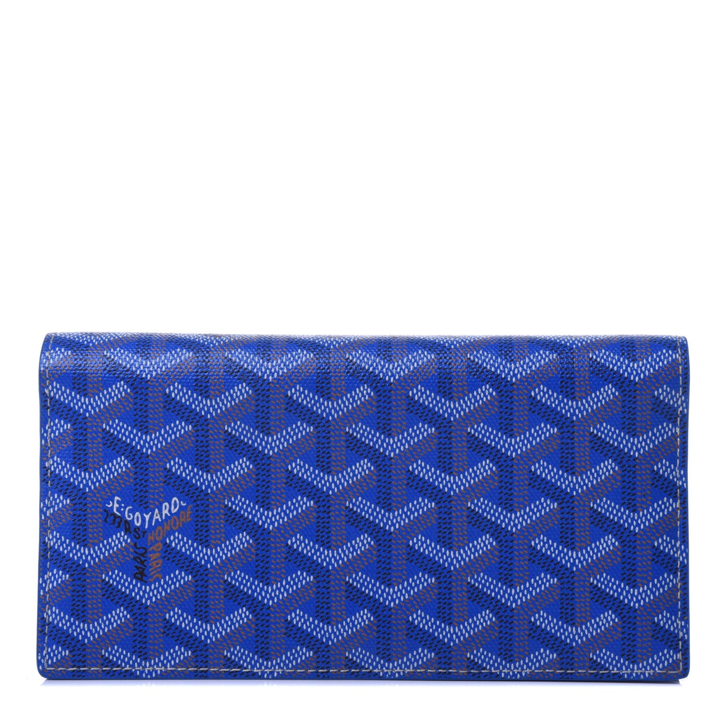 Goyardine Richelieu Wallet Sky Blue