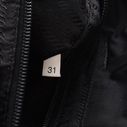 Prada Nylon Vela Medium Backpack Black 7 of 12