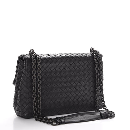 Bottega Veneta Nappa Intrecciato Small Olimpia Shoulder Bag Black 4 of 12