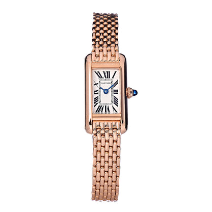 Cartier 18K Pink Gold 14mm Tank Allongee Watch 1 of 7