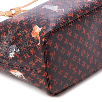 Louis Vuitton Catogram Neverfull MM Marron 6 of 9