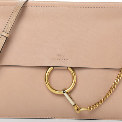Chloe Calfskin Medium Faye Shoulder Bag Biscotti Beige 8 of 11