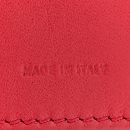 Fendi Nappa Logo Embossed Long Wallet on Chain Rosso 8 of 19