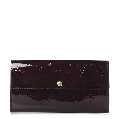 Louis Vuitton Vernis Sarah Wallet Amarante 1 of 6