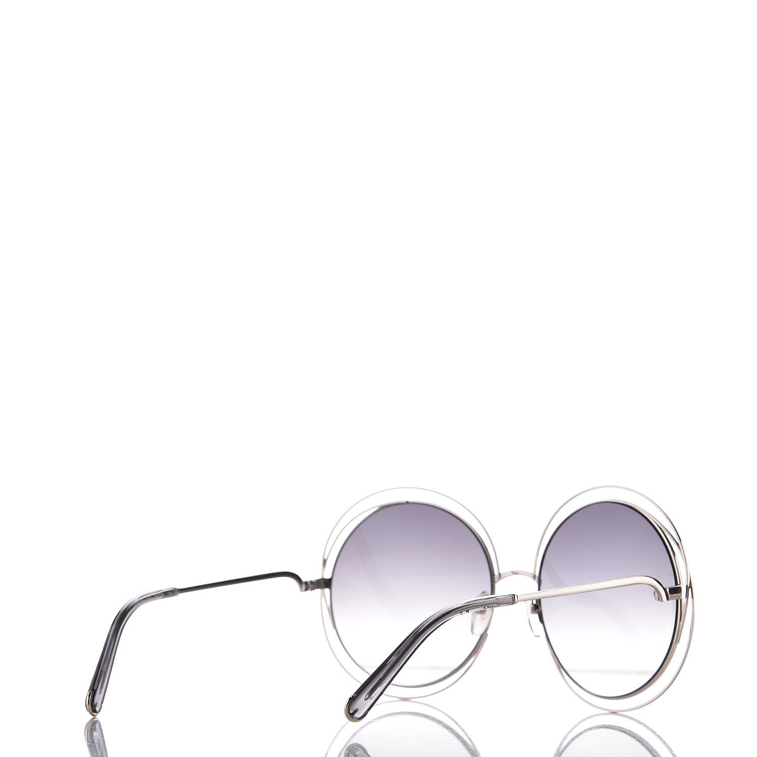 Chloe Oversize Round Carlina Oversized Round Sunglasses CE114S Gold Light Grey 4 of 6