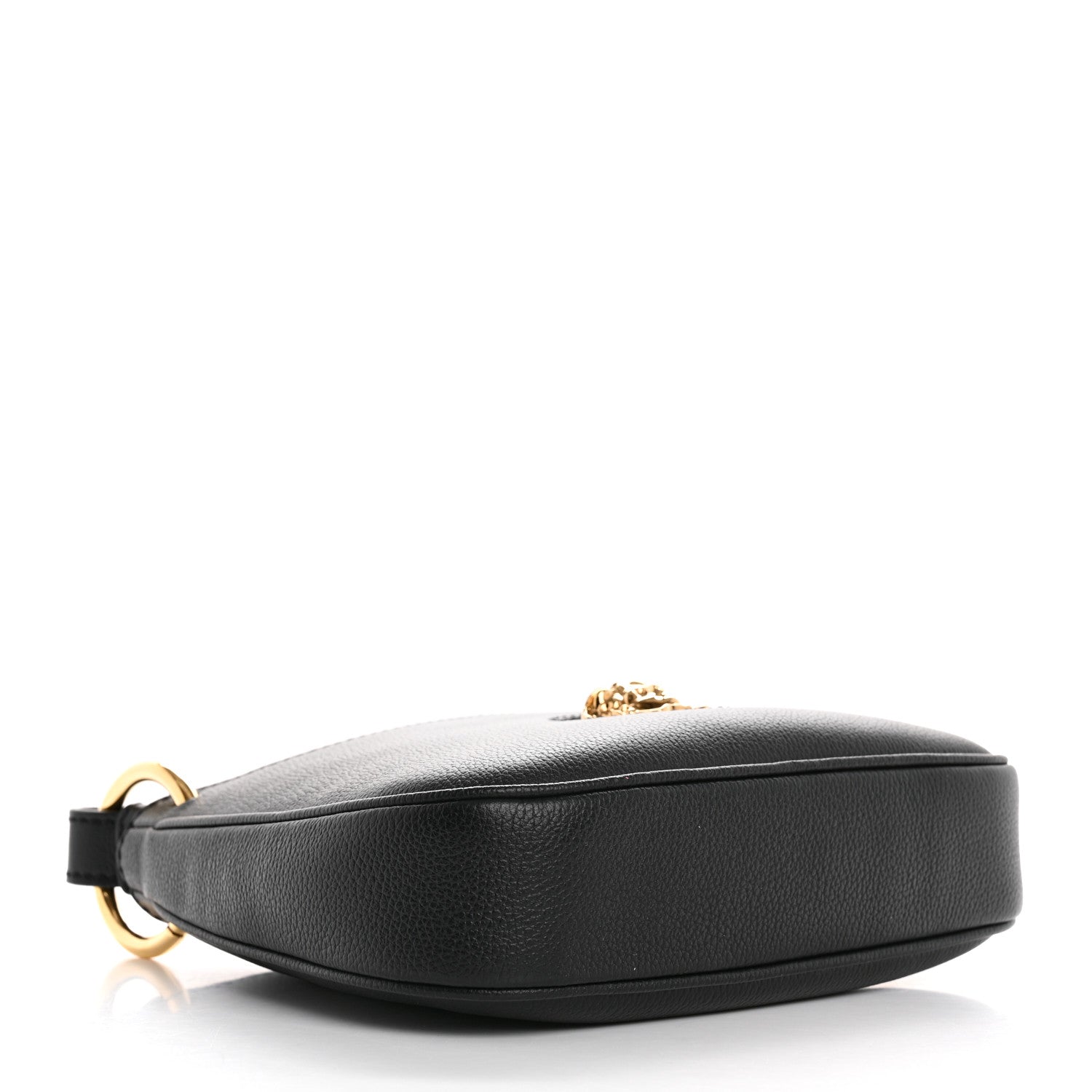 Versace Calfskin La Medusa Mini Hobo Crossbody Black 4 of 9