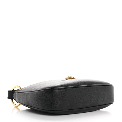 Versace Calfskin La Medusa Mini Hobo Crossbody Black 4 of 9