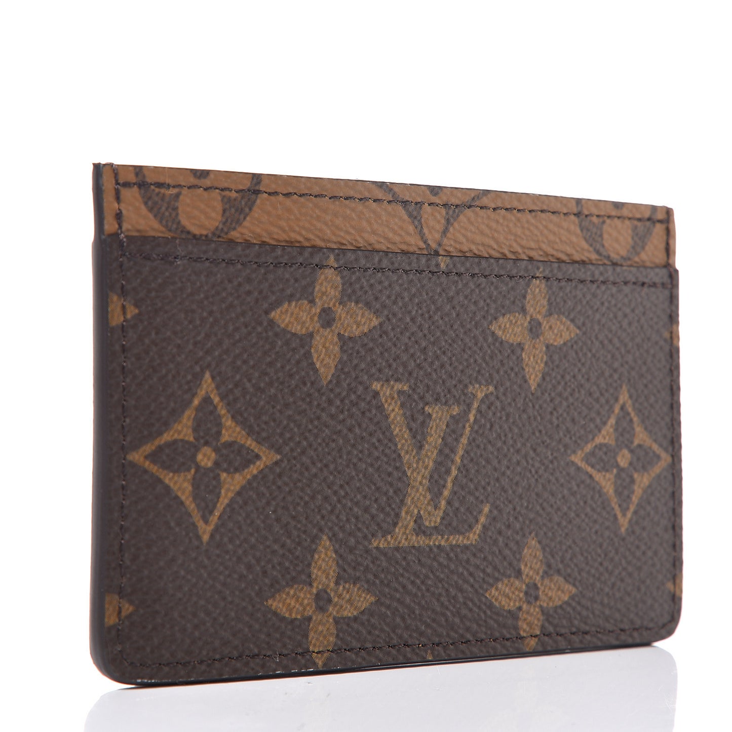 Reverse Monogram Card Holder