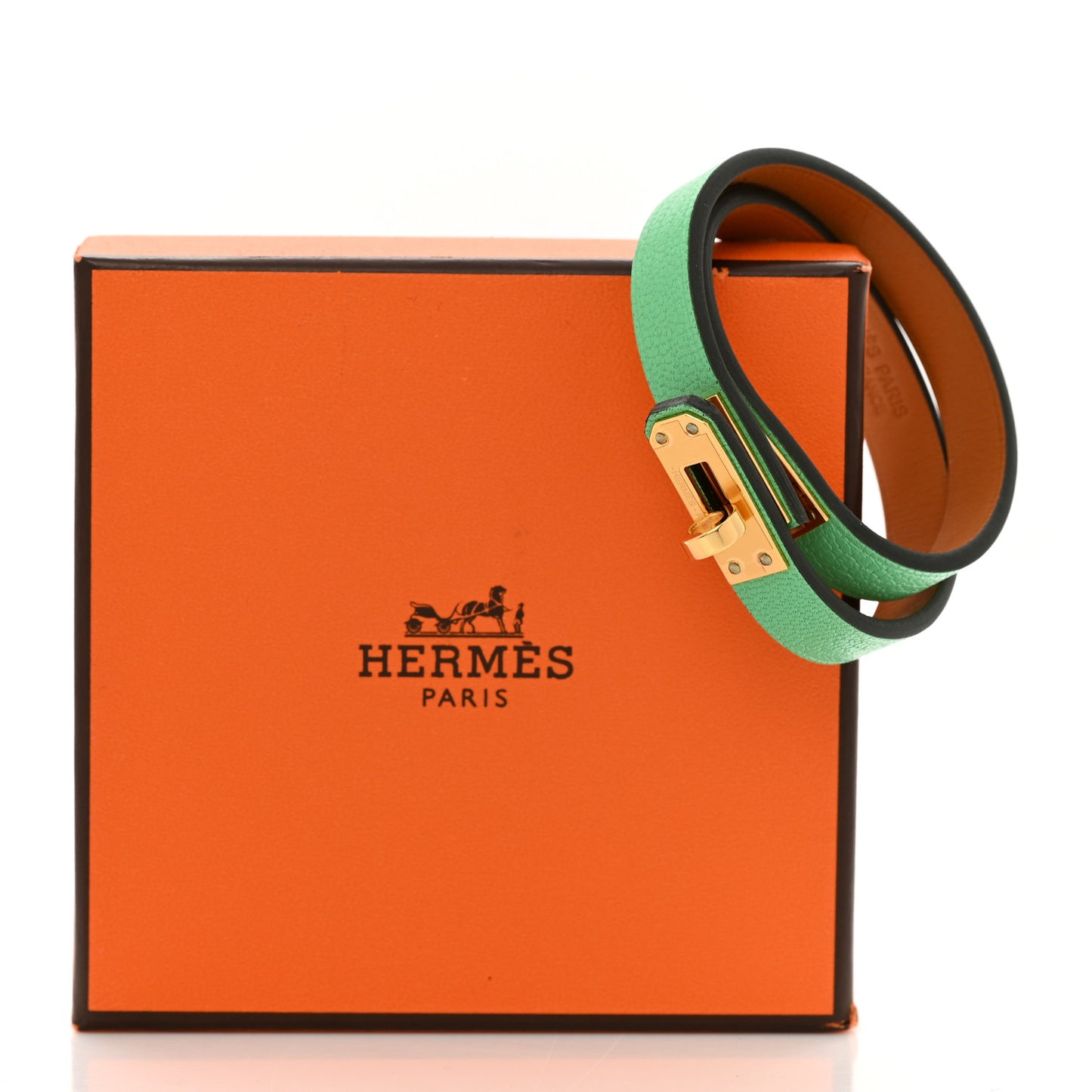 Chevre Chamkila Mini Kelly Double Tour Bracelet T1 Vert Comics