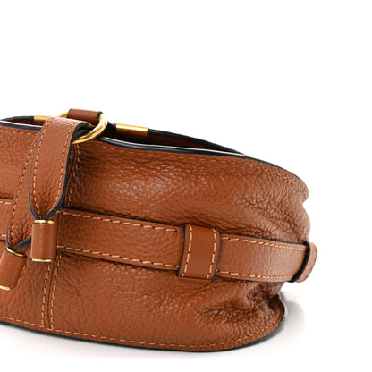 Chloe Grained Calfskin Small Marcie Saddle Bag Tan 10 of 10