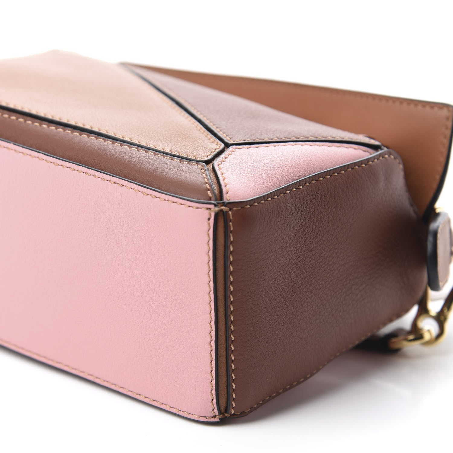 Loewe Calfskin Mini Puzzle Bag Tan 7 of 10