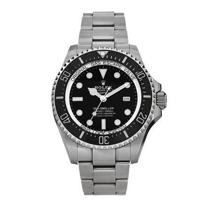 Rolex Stainless Steel 44mm Oyster Perpetual Date Sea-Dweller Deepsea Watch Black 126660 1 of 5