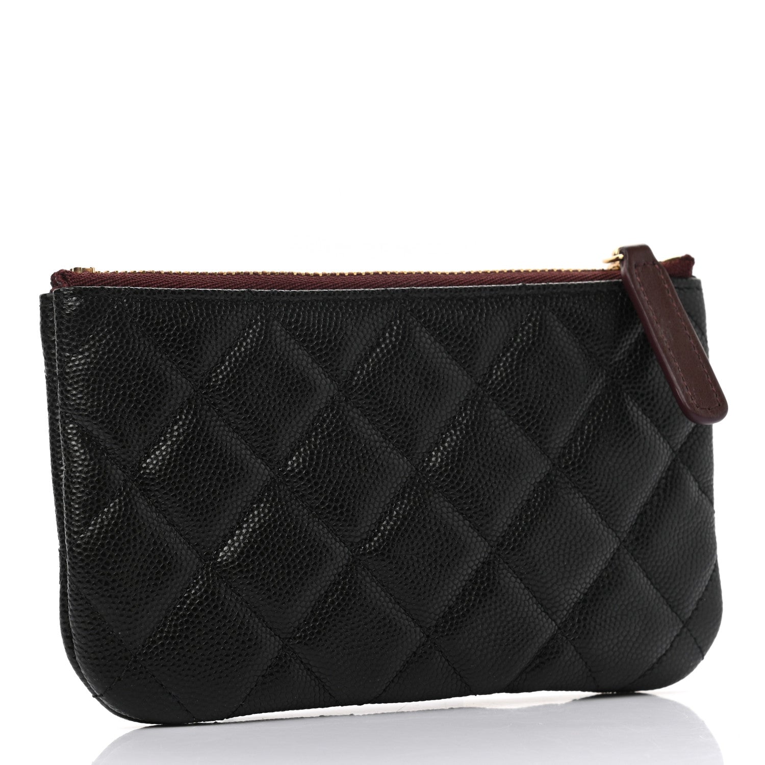 Chanel Caviar Quilted Small Cosmetic Case Black 3 of 7