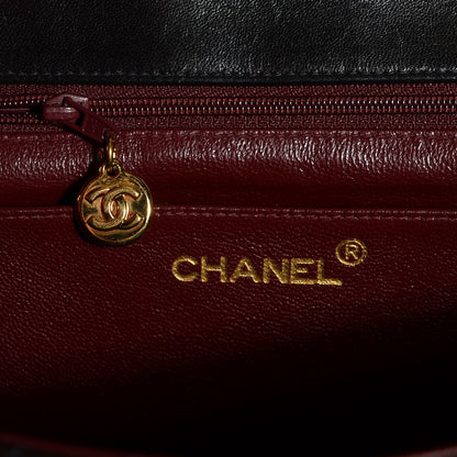 Chanel Lambskin Quilted XL Jumbo Flap Black 6 of 9