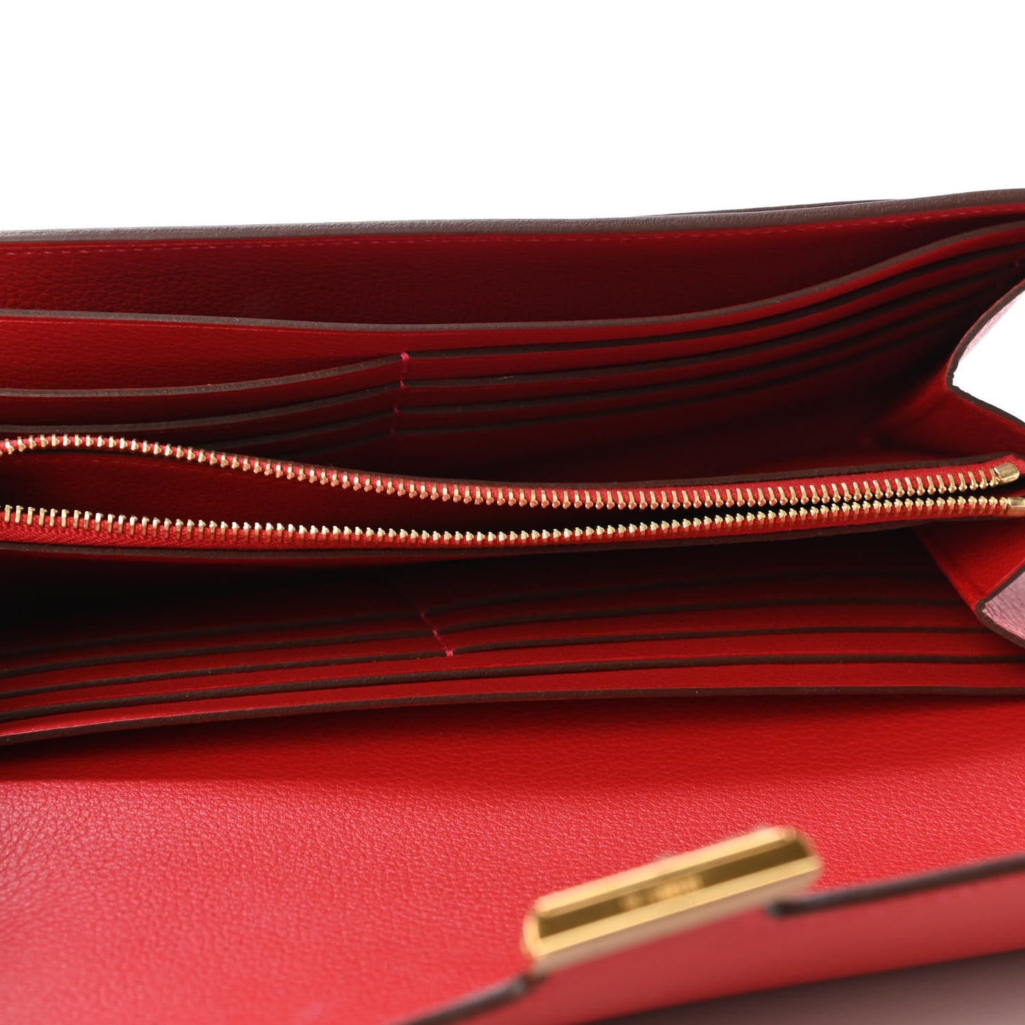 Evercolor Constance Long Wallet Rouge Casaque