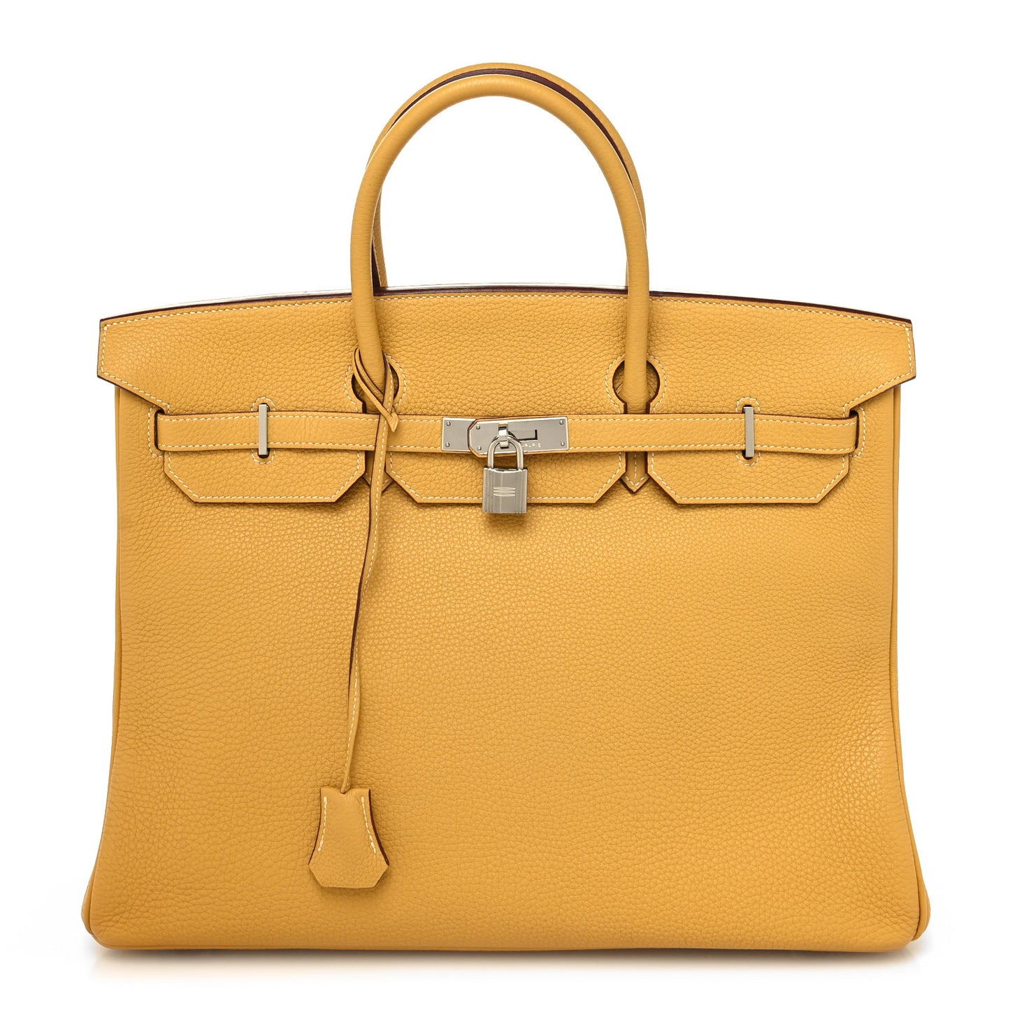 Togo Birkin 40 Jaune Sable