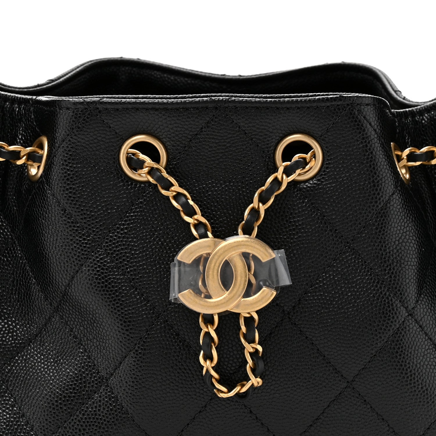 Chanel Caviar Quilted Mini Chanel 25 Handbag Black 8 of 10