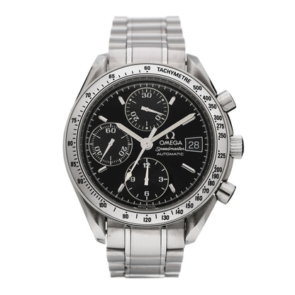 Omega Stainless Steel 39mm Speedmaster Chronograph Automatic Watch Black 3513.50 1 of 4
