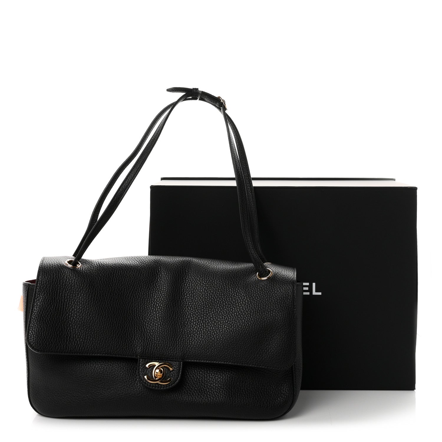 Chanel Grained Calfskin Small Souplissimo Maxi Flap Black 11 of 11