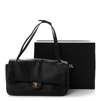 Chanel Grained Calfskin Small Souplissimo Maxi Flap Black 11 of 11