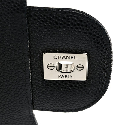 Chanel Caviar Quilted Jumbo Double Flap Black 7 of 11