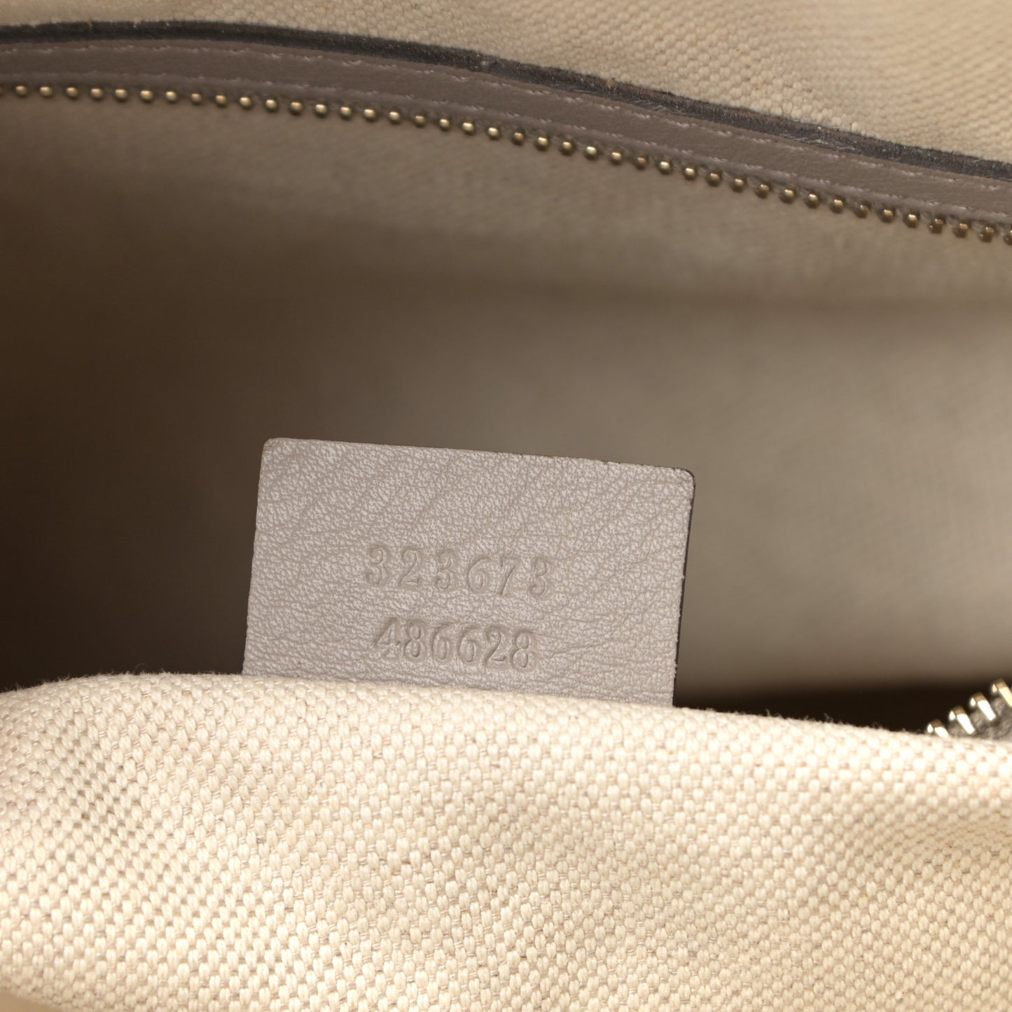 Guccissima Medium Bree Shoulder Bag Storm Grey