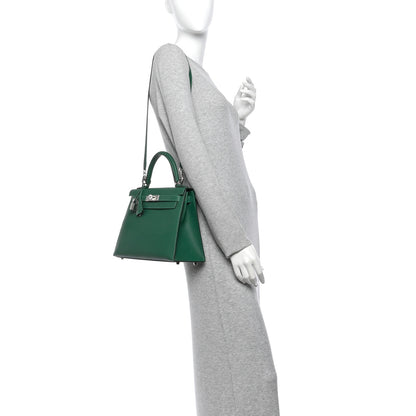 Hermes Epsom Kelly Sellier 28 Vert Moyen 2 of 11