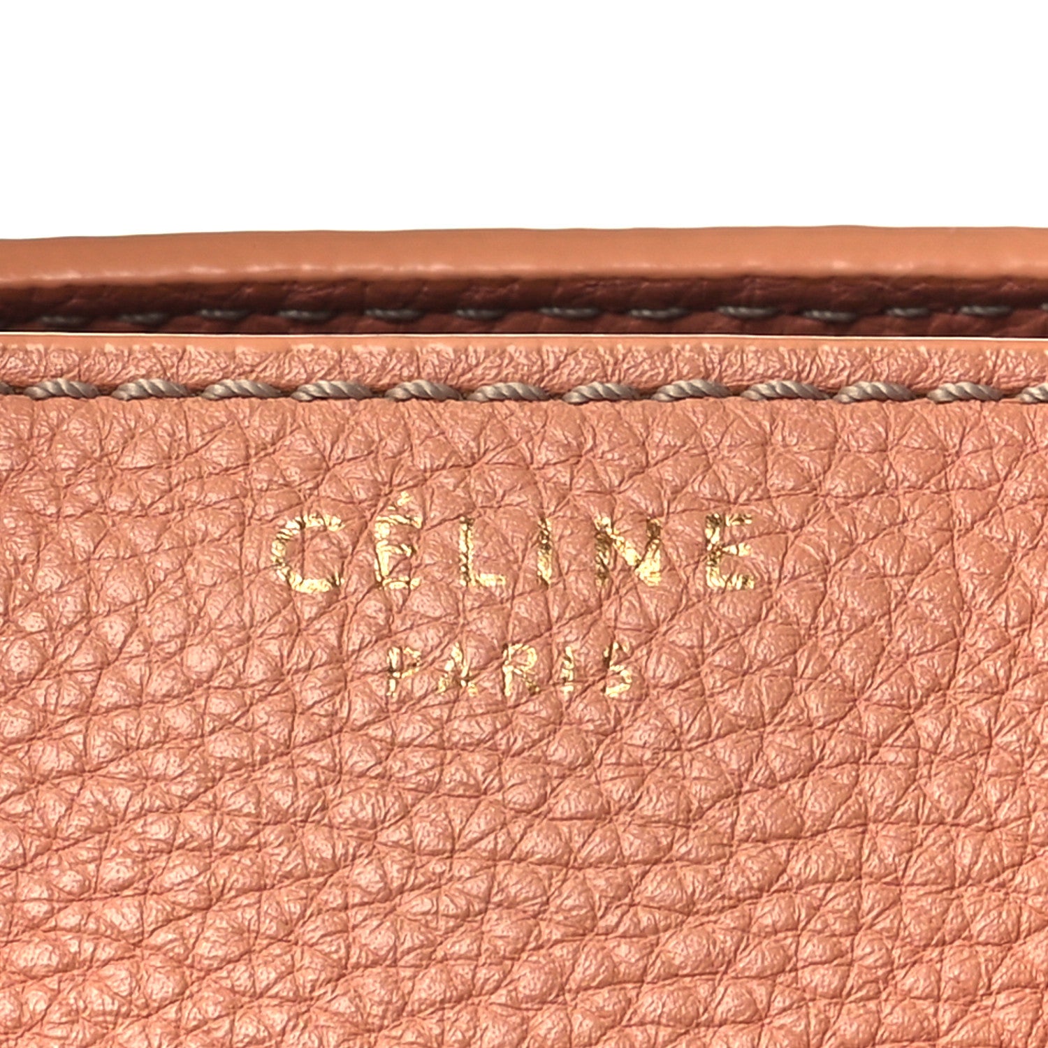 Celine Pebbled Calfskin Micro Luggage Pink 6 of 11