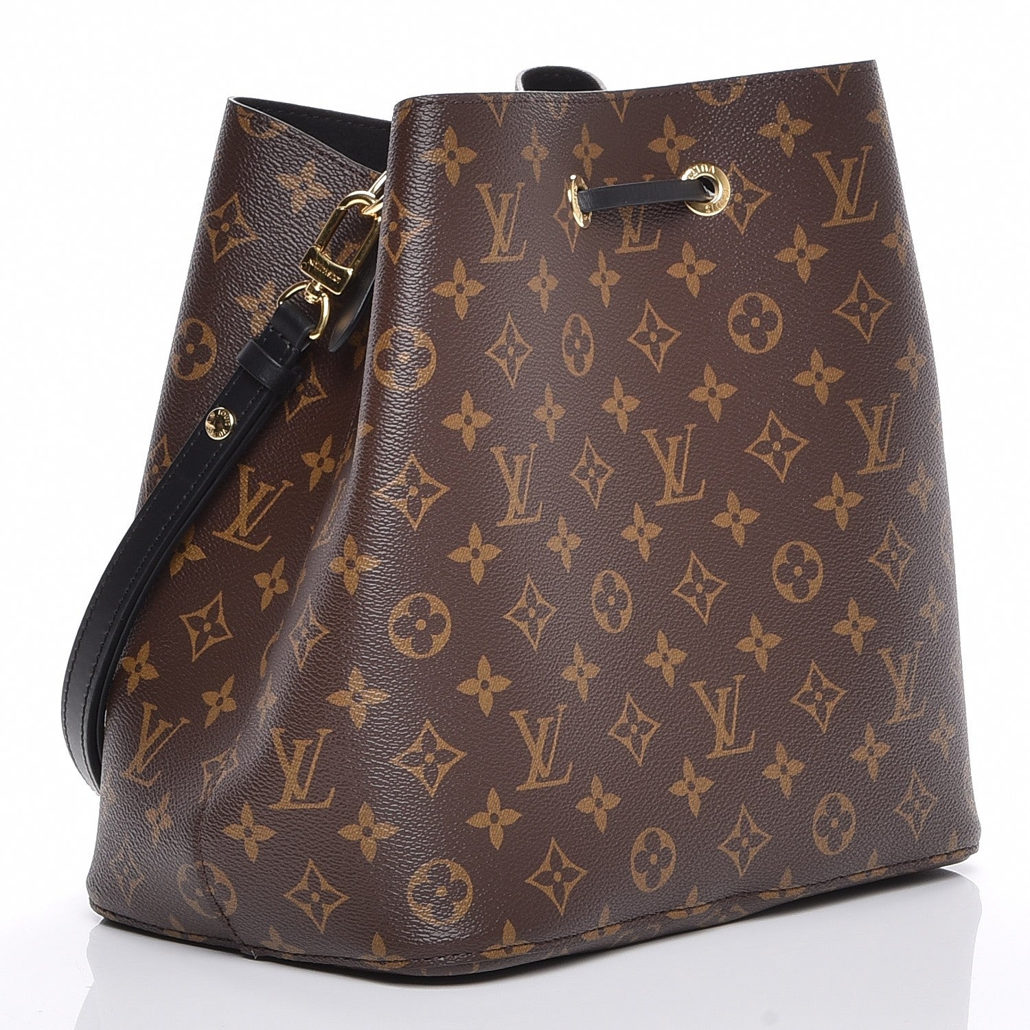 Louis Vuitton Monogram Neonoe MM Black 3 of 9