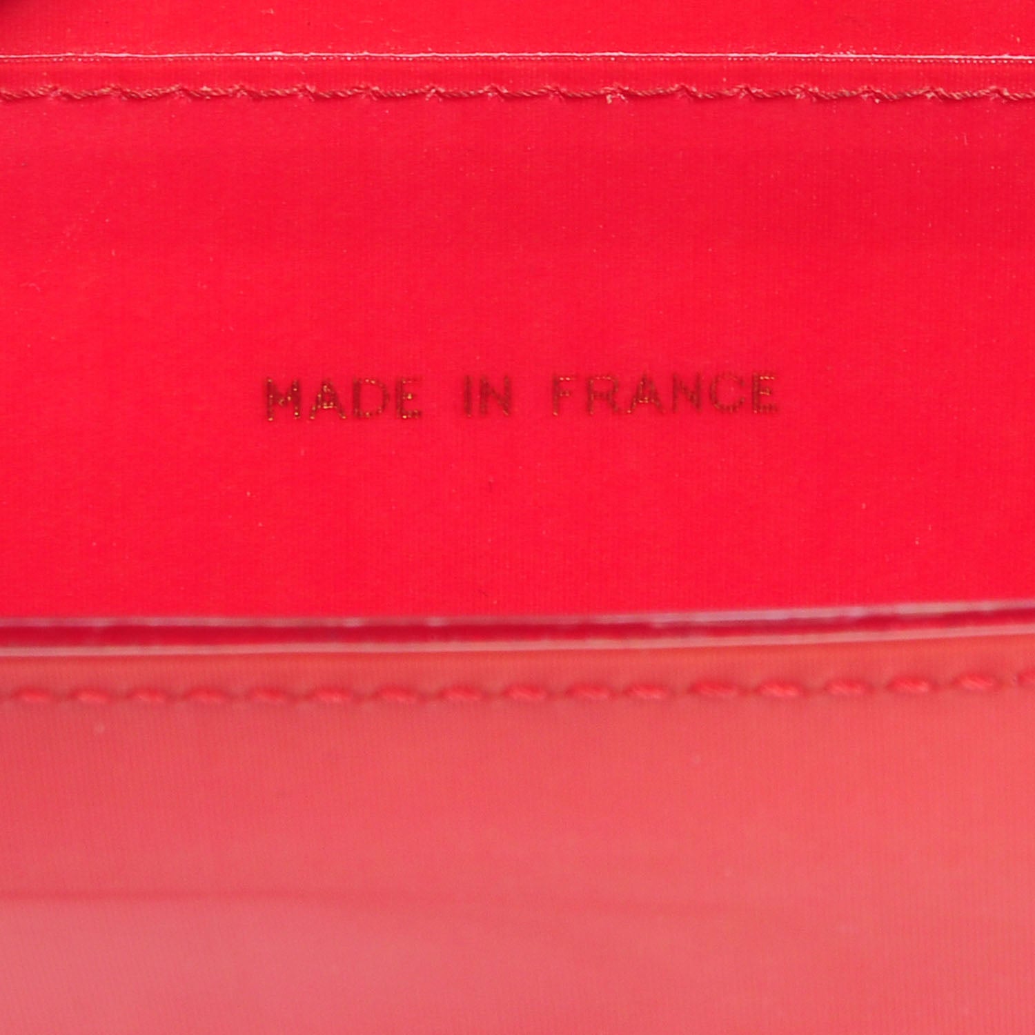 Chanel Vinyl Hologram CC Shoulder Bag Red 6 of 7