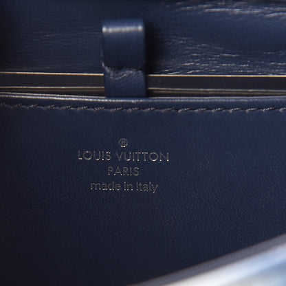 Louis Vuitton Lambskin Malletage Contraste GO-14 PM Blue 6 of 9