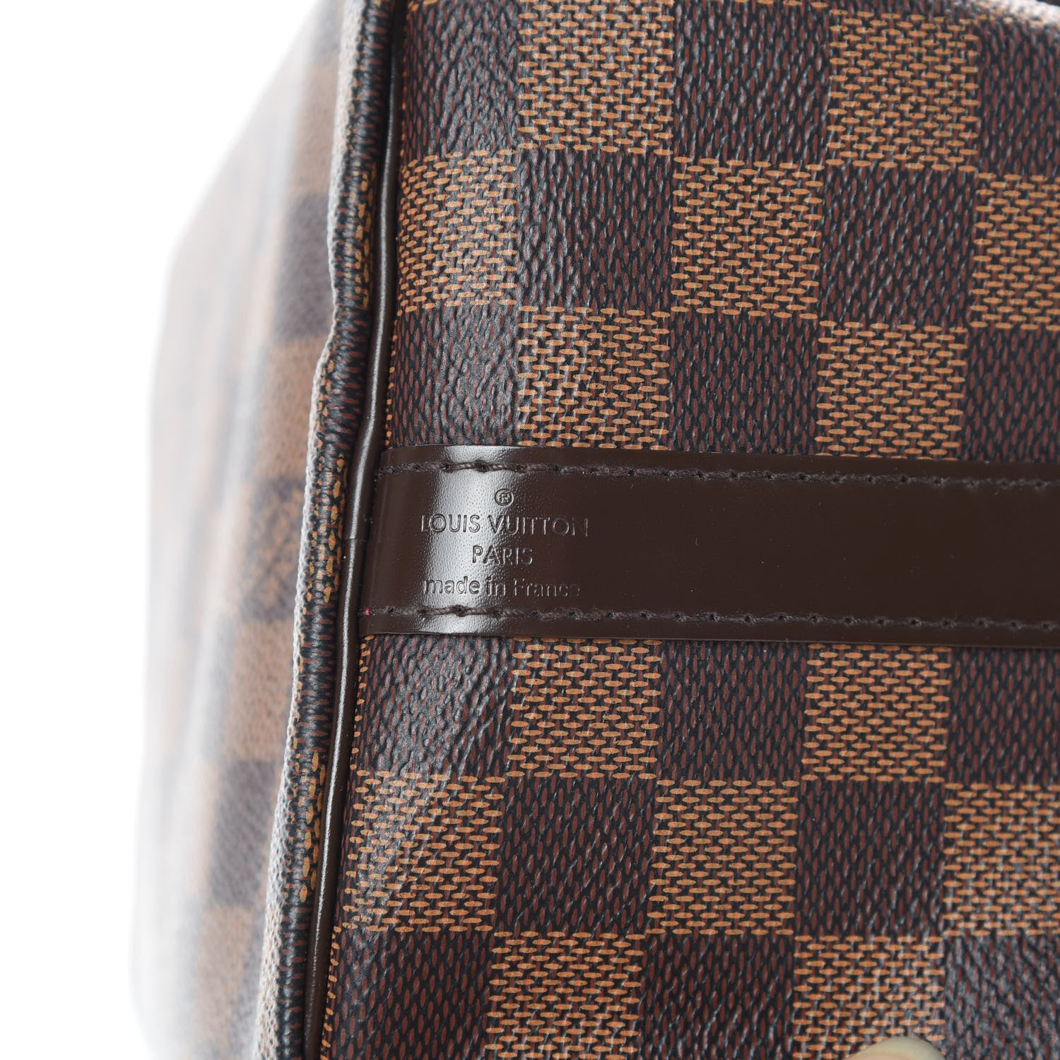 Louis Vuitton Damier Ebene Speedy Bandouliere 25 6 of 17