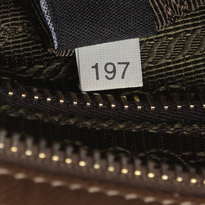 Prada Tessuto Nylon Saffiano Jacquard Logo Tote Rovere 8 of 17