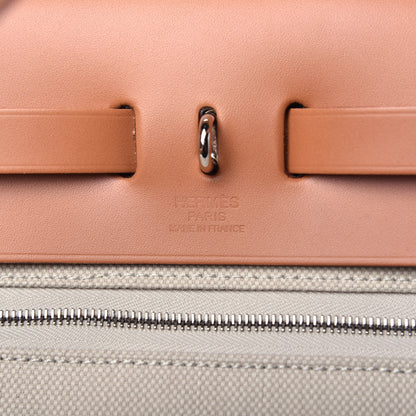 Hermes Vache Hunter Toile Herbag Zip 31 PM Trench Gold 6 of 11